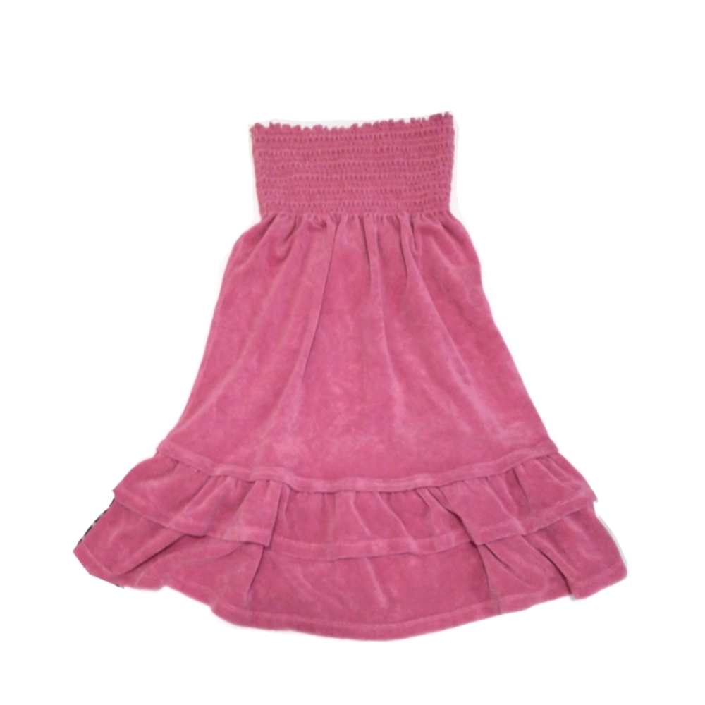 Juicy Couture Berry Pink Strapless Mini  Dress